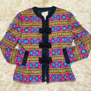 Adrianna Papell Silk Blazer